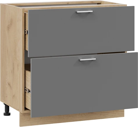 Шкаф-стол кухонный ТриЯ Габриэлла 1Н8Я2 с двумя ящиками