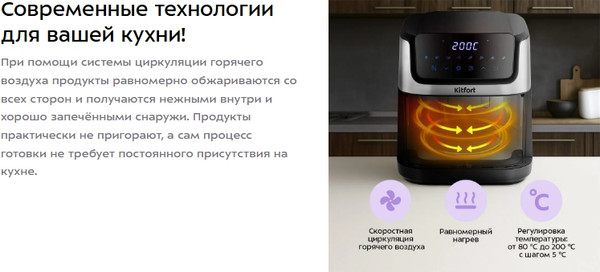 Аэрогриль Kitfort КТ-2284