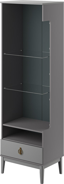 Шкаф с витриной Bravo Мебель Фарго 1-дв. левый