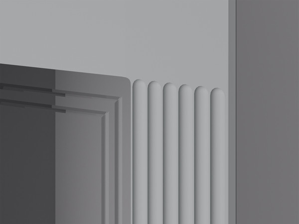 Шкаф с витриной Bravo Мебель Фарго 1-дв. левый