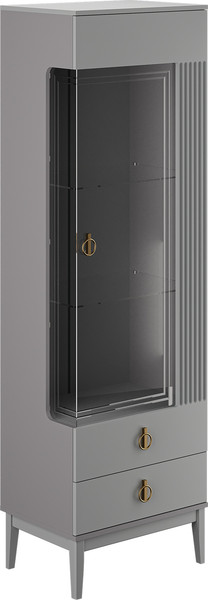 Шкаф с витриной Bravo Мебель Фарго 1-дв. правый - фото