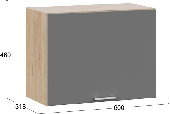 Шкаф навесной для кухни ТриЯ Габриэлла 1ВВ6Г с одной откидной дверью