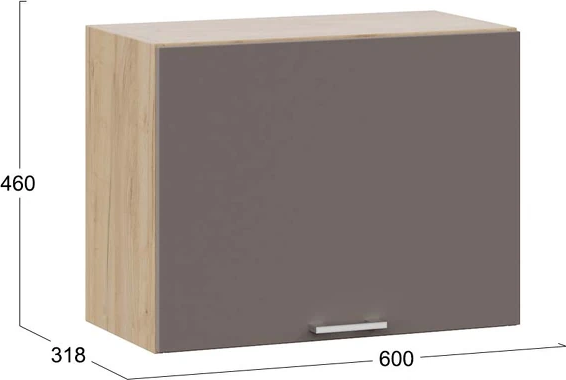 Шкаф навесной для кухни ТриЯ Габриэлла 1ВВ6Г с одной откидной дверью