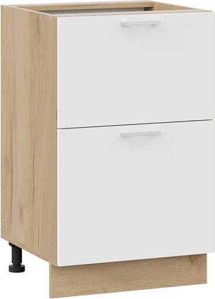 Шкаф-стол кухонный ТриЯ Габриэлла 1Н5Я2 с двумя ящиками - фото