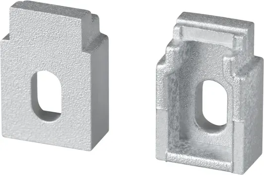 Заглушка для профиля Arlight WALL-FANTOM-BENT-W10-SIDE с отверстием / 043883 - фото