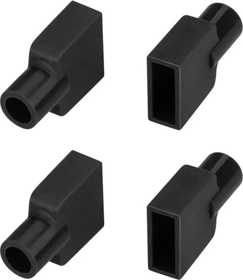 Заглушка для профиля Arlight WPH-FLEX-0612-SIDE BLACK с отверстием / 045910 - фото