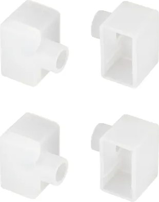 Заглушка для профиля Arlight WPH-FLEX-1018-SIDE WHITE с отверстием / 040856 - фото