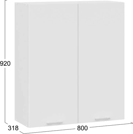 Шкаф навесной для кухни ТриЯ Габриэлла 1ВВ8 с двумя дверями