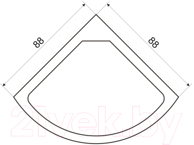 Душевая кабина Niagara NG-6508-14 90x90x215