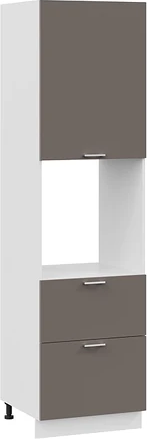 Шкаф-пенал кухонный ТриЯ Габриэлла 1П6Я2 с одной дверью и двумя ящиками - фото