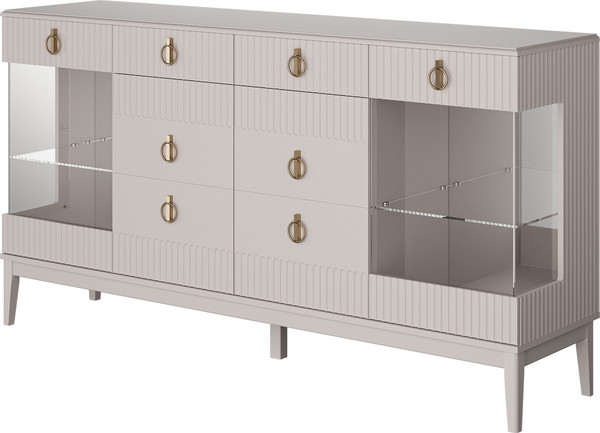 Тумба Bravo Мебель Фарго 4дв. 2ящ. - фото