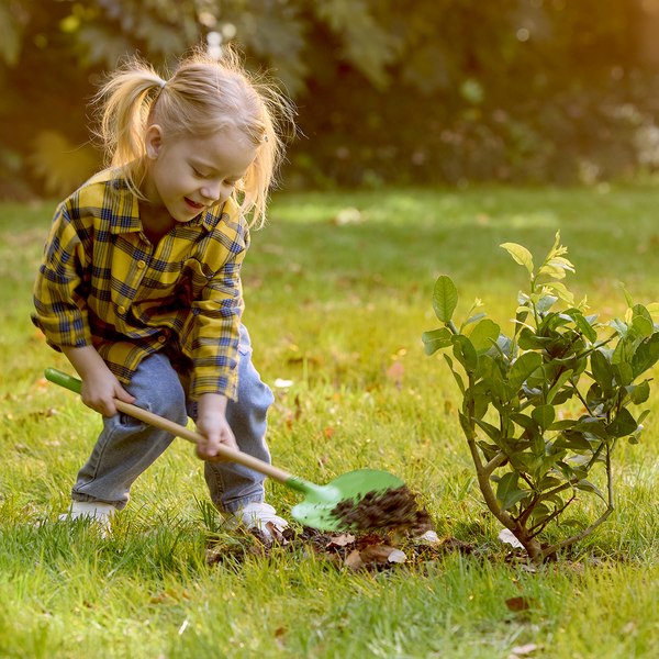 Лопата игрушечная Hape Садовод остроконечная / E5587_HP