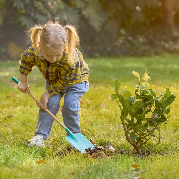 Лопата игрушечная Hape Садовод штыковая / E5588_HP