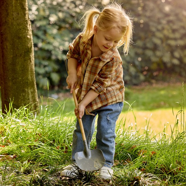 Лопата игрушечная Hape Садовод совковая / E5589_HP