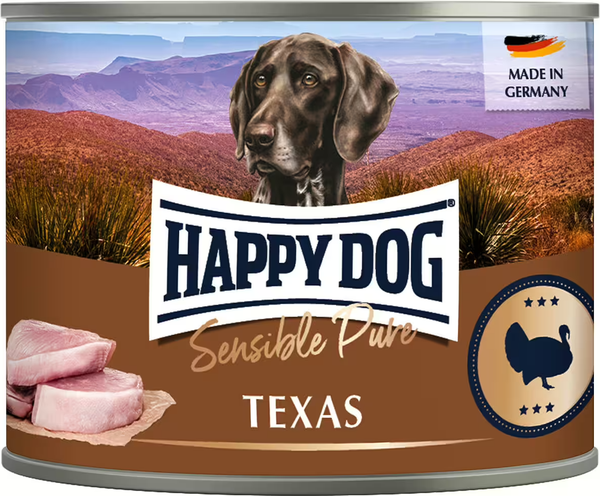 Влажный корм для собак Happy Dog Sensible Pure Texas Индейка - фото