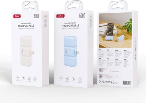 Портативное зарядное устройство XO 5000 мАч PR245 (iP)