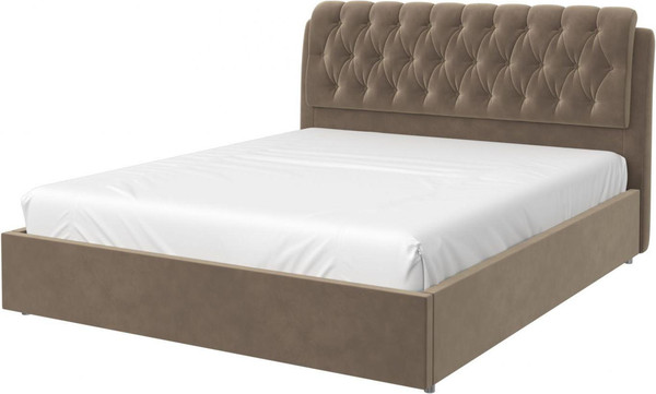 Двуспальная кровать Bravo Мебель Белиста 180х200 без ПМ Стандарт 2 вариант - фото