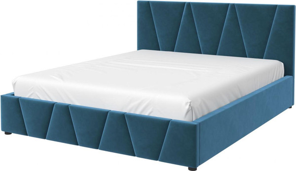 Двуспальная кровать Bravo Мебель Вендетта 160х200 без ПМ Стандарт 1 вариант - фото