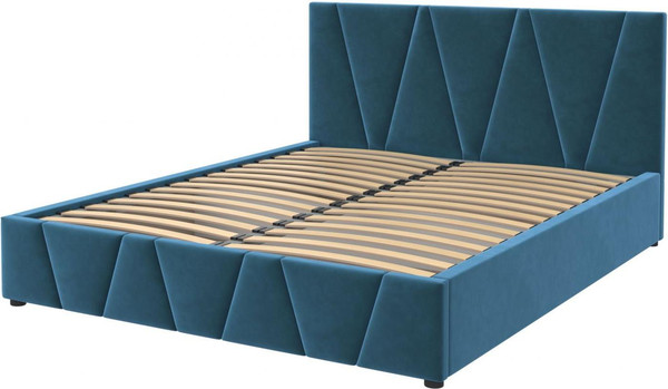 Двуспальная кровать Bravo Мебель Вендетта 160х200 без ПМ Стандарт 1 вариант