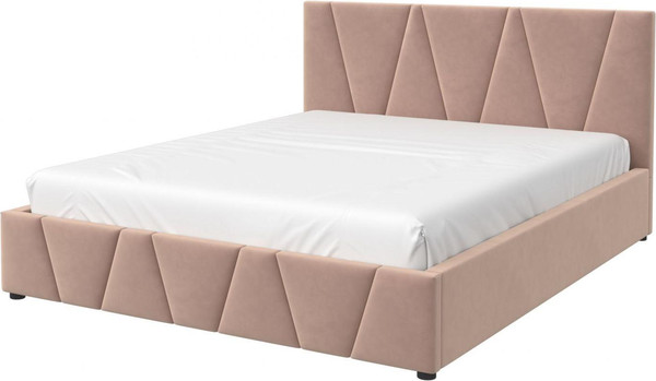 Двуспальная кровать Bravo Мебель Вендетта 160х200 без ПМ Стандарт 3 вариант - фото