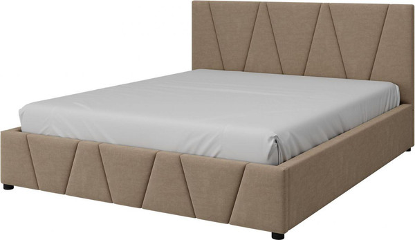 Двуспальная кровать Bravo Мебель Вендетта 160х200 без ПМ Стандарт 5 вариант - фото