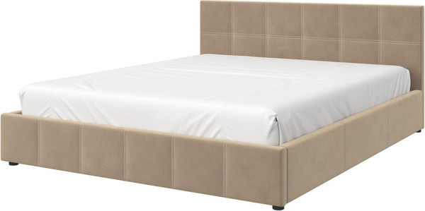 Полуторная кровать Bravo Мебель Грета 120х200 с ПМ Стандарт 1 вариант - фото