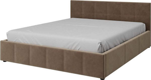 Полуторная кровать Bravo Мебель Грета 140х200 без ПМ Стандарт 2 вариант - фото