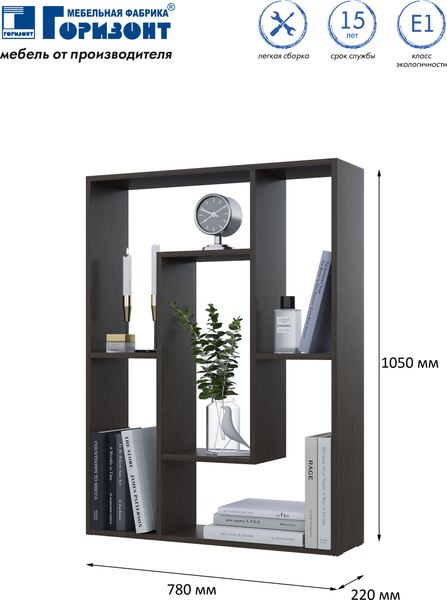 Полка Горизонт Мебель Асти 3