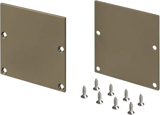 Заглушка для профиля Arlight SL-LINE-5050-LW OLIVE GREY глухая / 038653 - фото