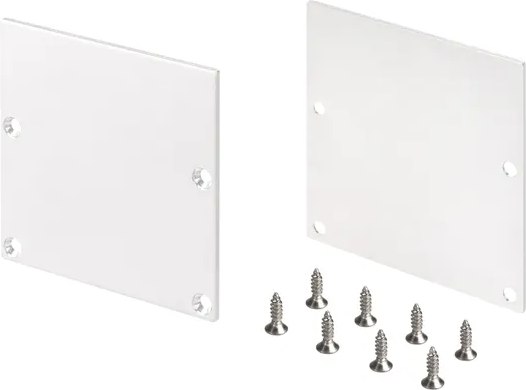 Заглушка для профиля Arlight SL-LINE-5050-LW WHITE глухая / 040253 - фото