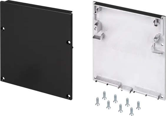 Заглушка для профиля Arlight SL-LINE-7477 BLACK / 029186 - фото