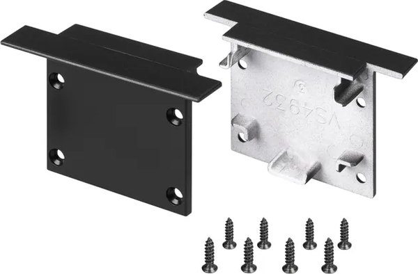 Заглушка для профиля Arlight SL-LINIA49M-FS BLACK / 036989 - фото