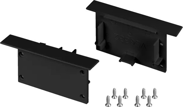 Заглушка для профиля Arlight SL-LINIA62-FS BLACK / 038877 - фото