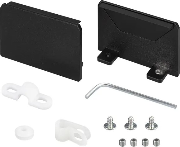 Заглушка для профиля Arlight SL-LINIA69-FANTOM SEAMLESS BLACK глухая / 034874 - фото