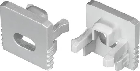 Заглушка для профиля Arlight SL-MINI-10 с отверстием / 049413 - фото