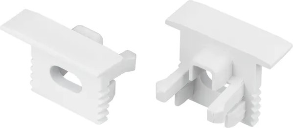 Заглушка для профиля Arlight SL-MINI-10-F WHITE с отверстием / 049454 - фото