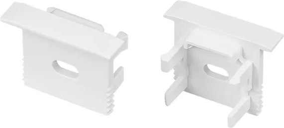 Заглушка для профиля Arlight SL-MINI-15-F WHITE с отверстием / 049459 - фото
