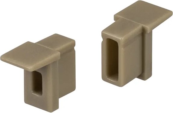 Заглушка для профиля Arlight SL-MINI-6-H9 OLIVE GREY c отверстием / 038376 - фото