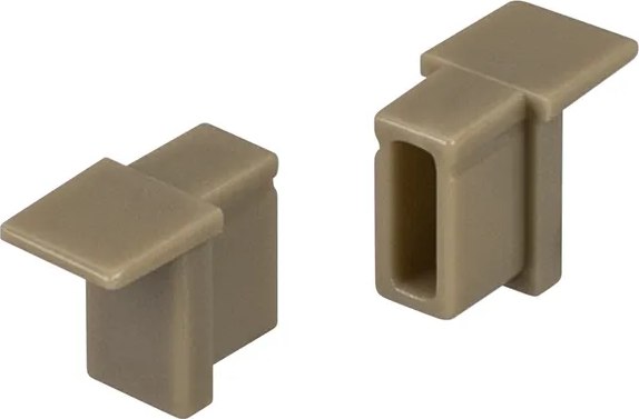 Заглушка для профиля Arlight SL-MINI-6-H9 OLIVE GREY глухая / 038374 - фото