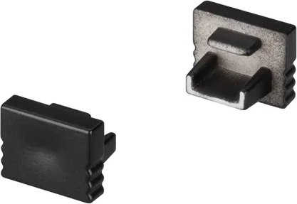 Заглушка для профиля Arlight SL-MINI-8-H6 BLACK глухая / 030523 - фото