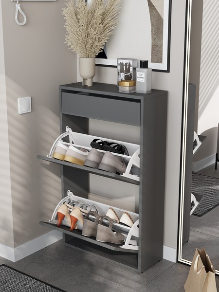 Тумба для обуви Горизонт Мебель Дуэт с ящиком