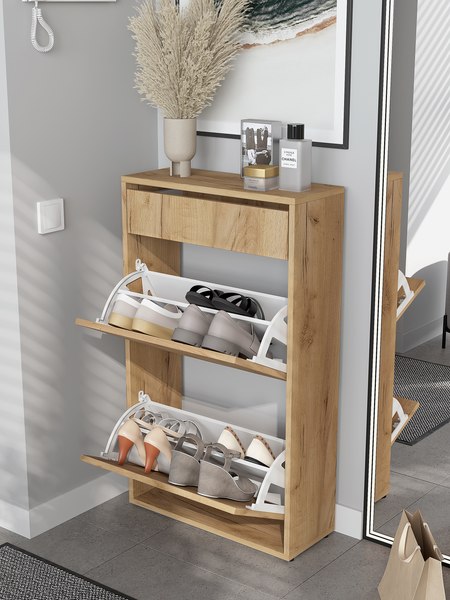 Тумба для обуви Горизонт Мебель Дуэт с ящиком