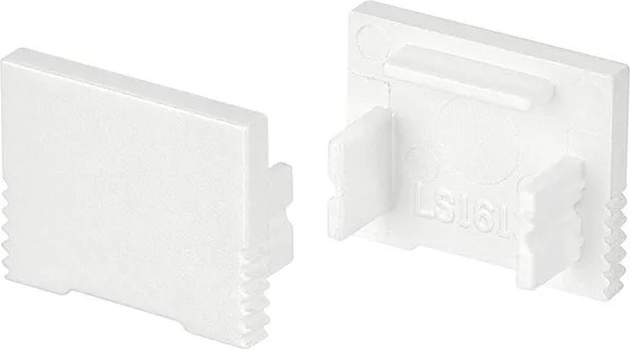 Заглушка для профиля Arlight SL-SLIM-H13M WHITE глухая / 037537 - фото