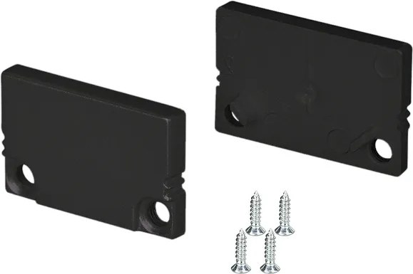 Заглушка для профиля Arlight SL-SLIM20-H13 BLACK глухая / 037512 - фото