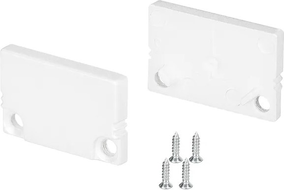 Заглушка для профиля Arlight SL-SLIM20-H13 WHITE глухая / 037534 - фото