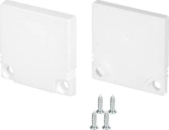 Заглушка для профиля Arlight SL-SLIM20-H20 WHITE глухая / 047636 - фото