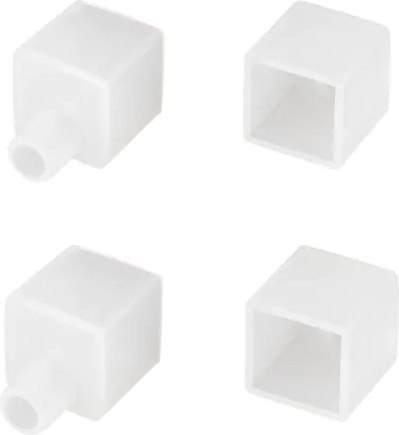 Заглушка для профиля Arlight WPH-FLEX-1414-TOP WHITE с отверстием / 040862 - фото