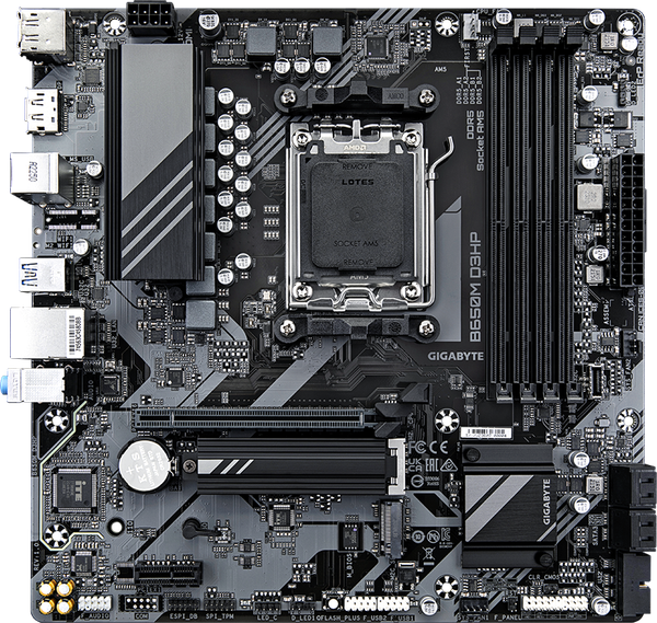 Материнская плата Gigabyte B650M D3HP rev. 1.2 - фото