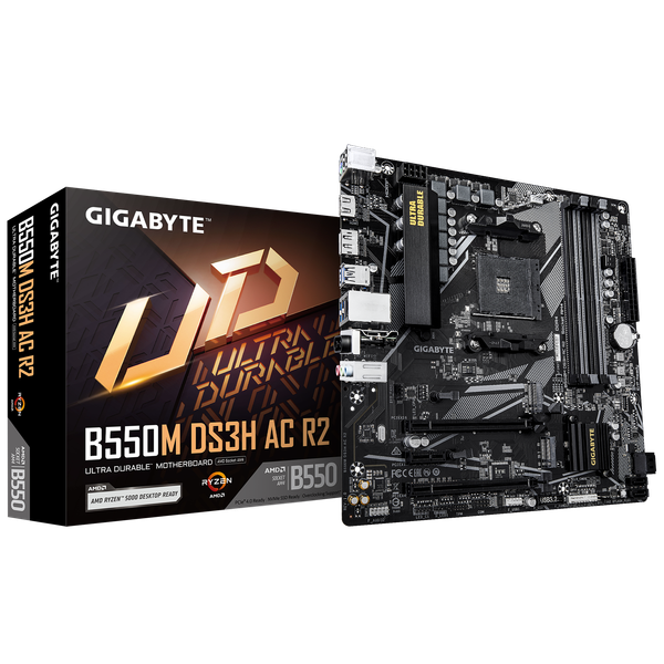 Материнская плата Gigabyte B550M DS3H AC R2 rev. 1.0