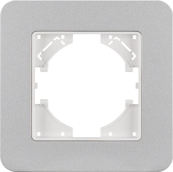 Рамка для выключателей и розеток Arlight FRM-AKIRY-SFAL-1-SR / 049684 - фото